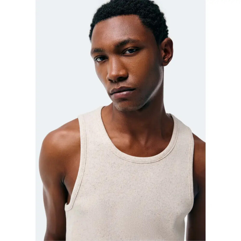 CAMISETA REGATA MASC OFF WHITE