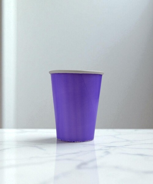 Vaso polipapel 8 oz VIOLETA