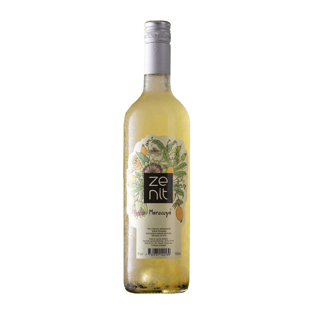 Vino Zenit Frizzante Blanco Maracuya - 750 Ml 