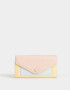 Ficheros Color Block Billetera Fichero De Cuerina Colorblock - Combinacion Tricolor