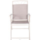 Juego de comedor exterior Santa Lucia de acero 8 piezas taupe Juego de comedor exterior Santa Lucia de acero 8 piezas taupe