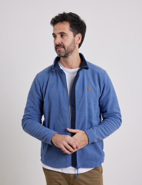 Cardigan Polar Navigator Azul Piedra