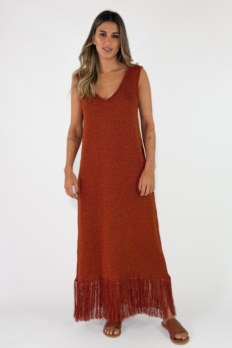 VESTIDO LUMINA Terracota
