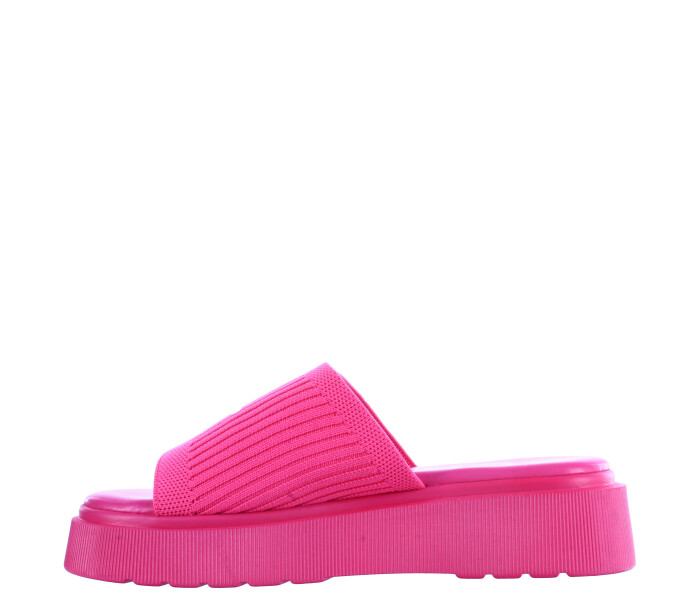 Sandalia de Mujer Miss Carol QUIRIMBA con tira de tela Fucsia