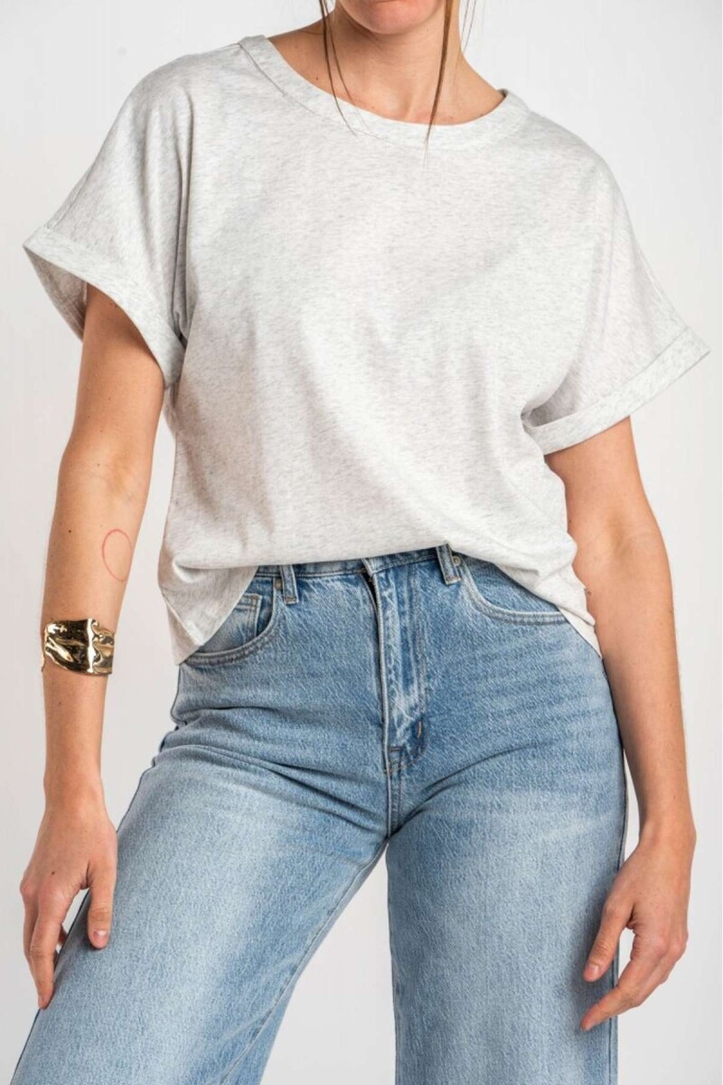 Remera - Gris Melange 