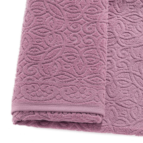 Toalla Mano Dohler Jacquard Provenza 50 x 90 cm 100% Algodón ROSA OSCURO