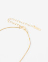 Cadena Corta con Dije Strass Collar Con Esfera Strass - Cristal