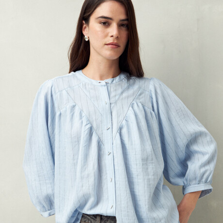 CAMISA ANTON Celeste