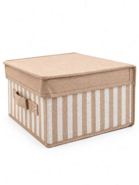 CAJA ORGANIZADORA PLEGABLE COTTON BEIGE