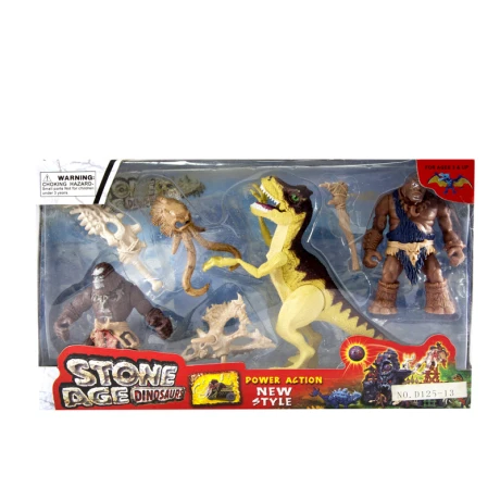 Set de Dinosaurios Y Cavernícolas STONE AGE Set de Dinosaurios Y Cavernícolas STONE AGE