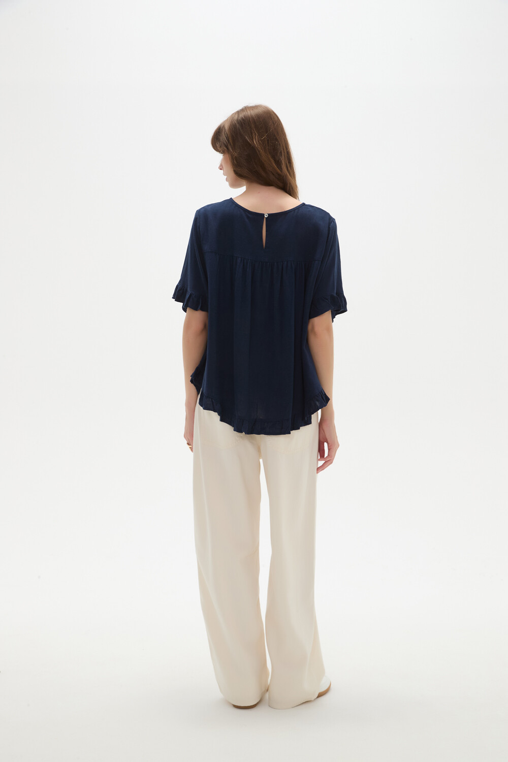 Blusa Abbas Azul Marino