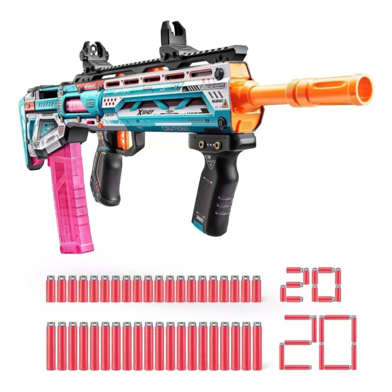 X-Shot Skins Pro Long con 40 dardos Series 1 X-Shot Skins Pro Long con 40 dardos Series 1