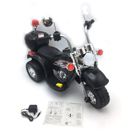 Moto A Batería Infantil J-Mb674 6V 80X62X45Cm Ub NEGRO