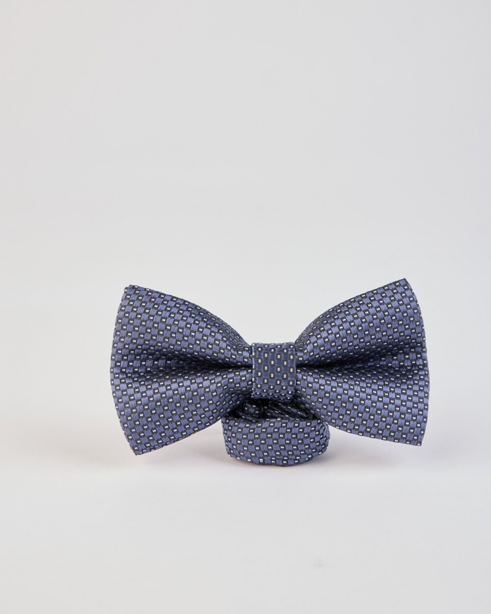 Moña Microfibra Azul y Negro