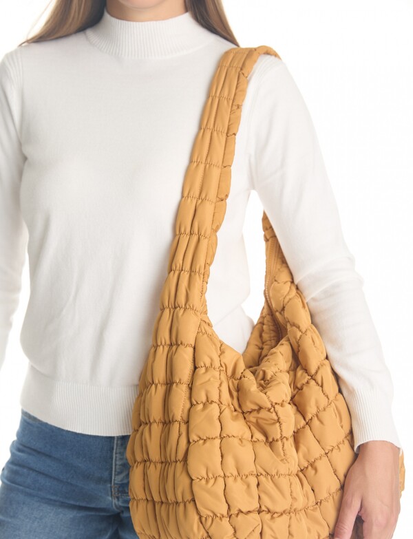 Bolso Capitoneado MOSTAZA