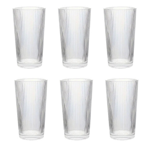 Vaso Vidrio 6.8*14cm 280ml Vaso Vidrio 6.8*14cm 280ml