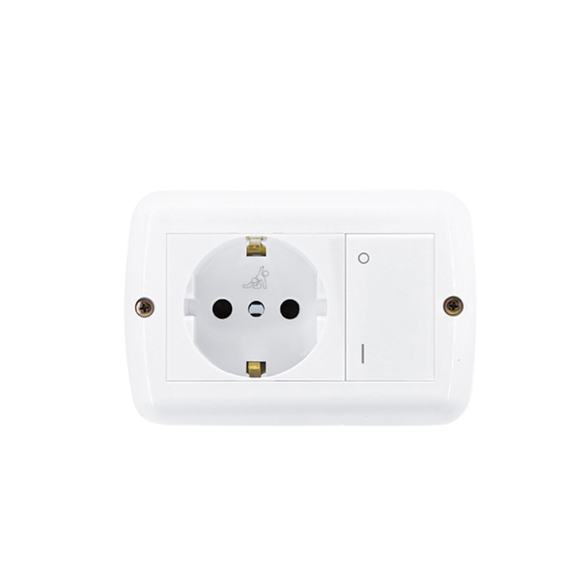 Caja exterior toma schuko+int.bipolar Atenea Plus - M47234 