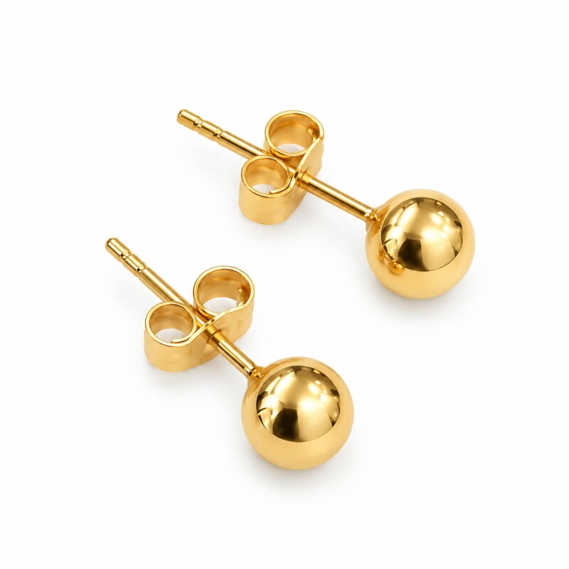 Caravanas bolitas en Oro 18kt Caravanas bolitas en Oro 18kt