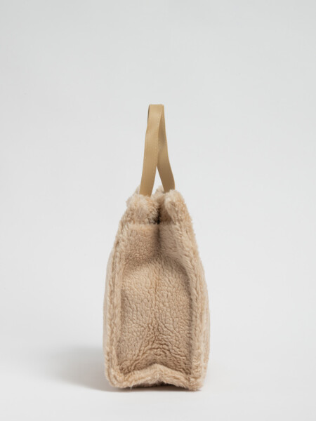 Bolso sherpa Beige