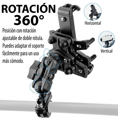 Soporte de Bicicleta para Smartphone Rockbros 360° 001