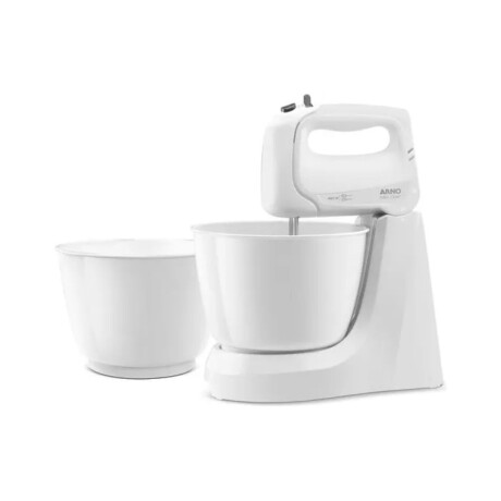 Mini Batidora Arno | 4 velocidades + Pulsar | Con 2 bowls de 4 Lts. | Color blanca. Mini Batidora Arno | 4 velocidades + Pulsar | Con 2 bowls de 4 Lts. | Color blanca.