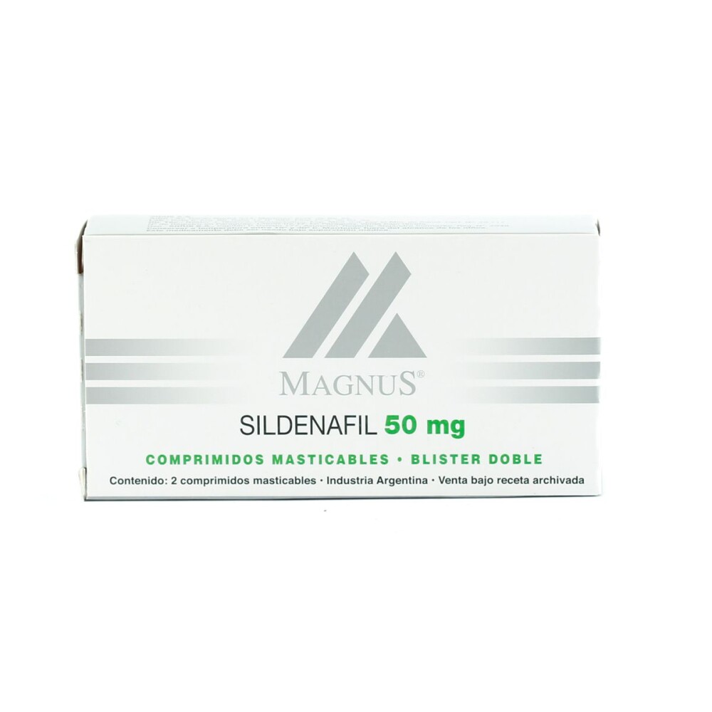 MAGNUS 50 MG. MASTICABLE CJ X 2 COMP. única