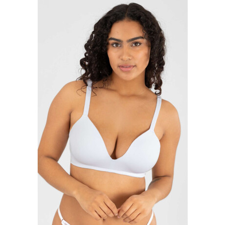 Soutien triangulo prefromado copa c calatea Blanco