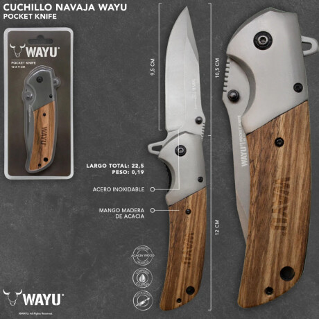 Cuchillo Wayu Navaja Plegable
