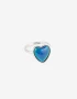 Anillos Medianos y Grandes Mood Anillo Con Piedra - Plateado