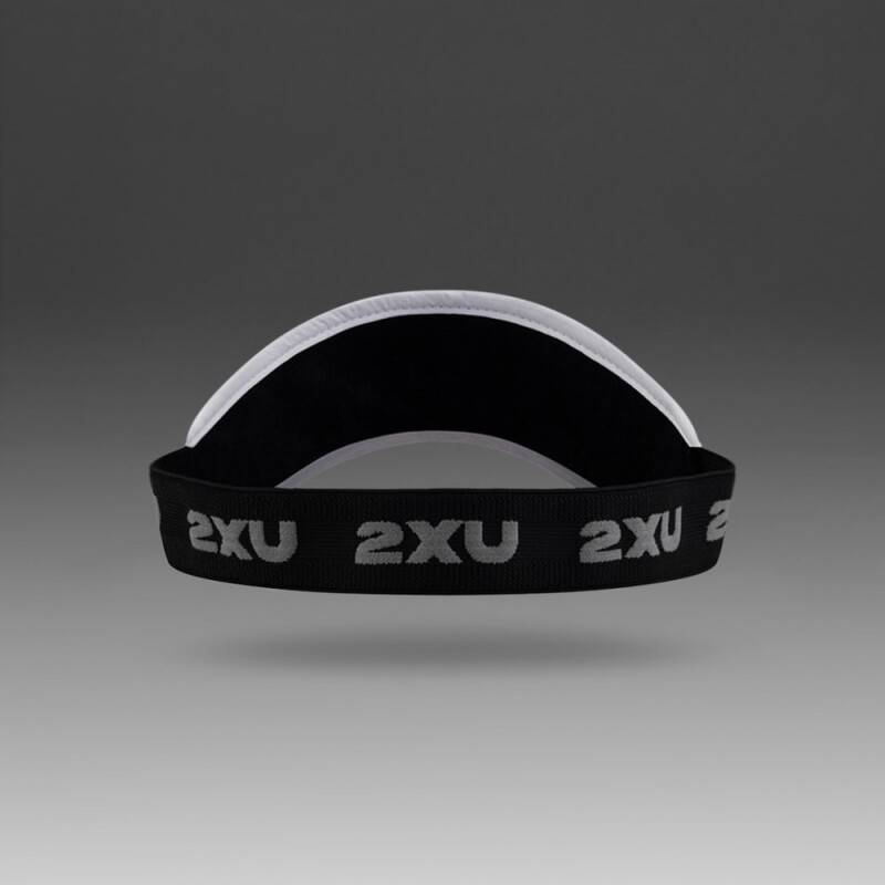 Gorra Running Performance Visor Unisex White/white