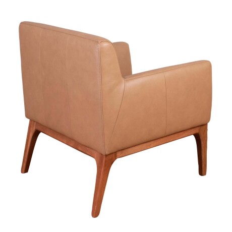 BUTACA CUERO-Y-MADERA MARRON TUCSON TOSTADO