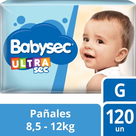 Pañales Babysec Ultrasec G X 120 Pañales Babysec Ultrasec G X 120