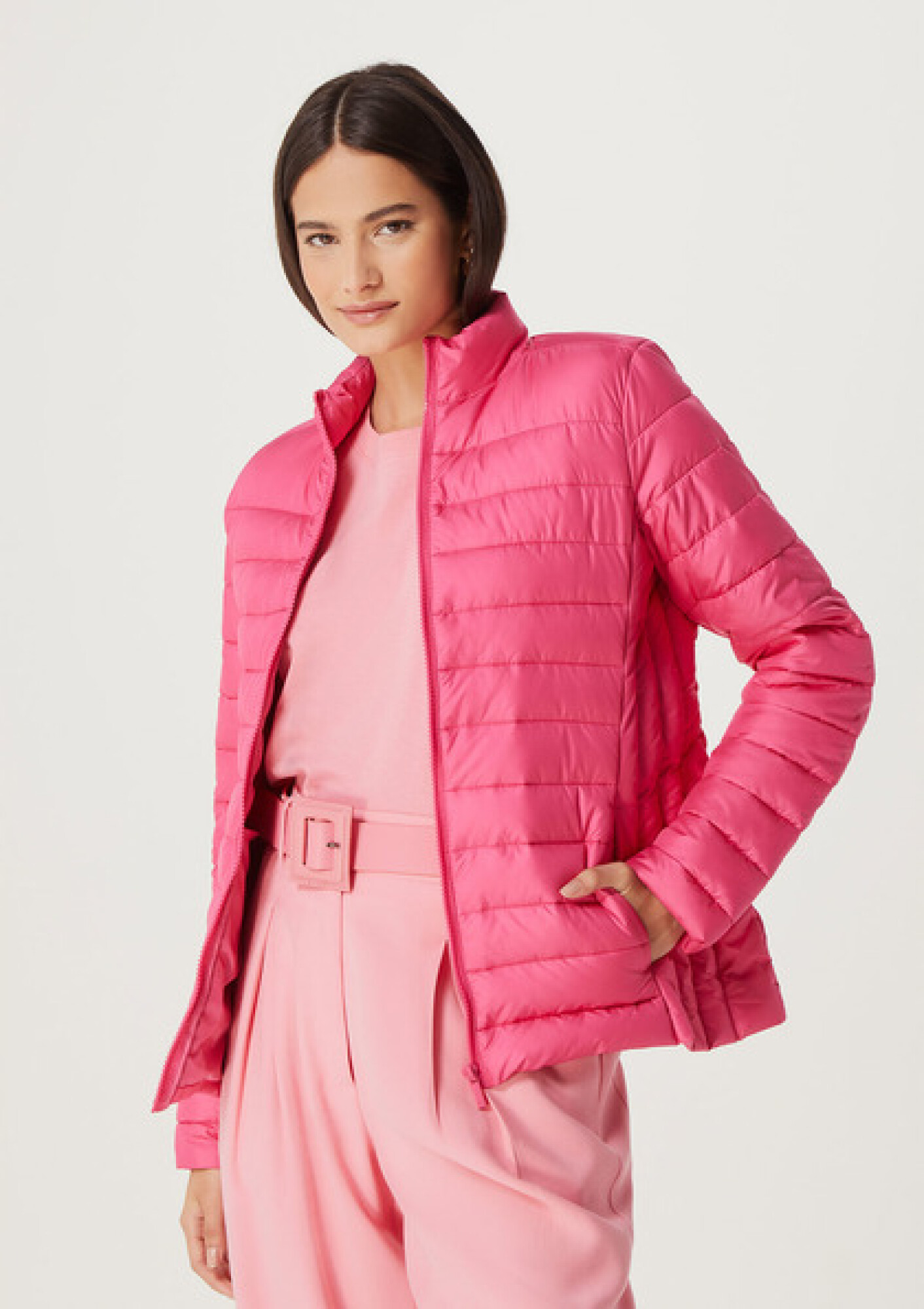 JAQUETA FEM NARANJA CLARO — Sallustro