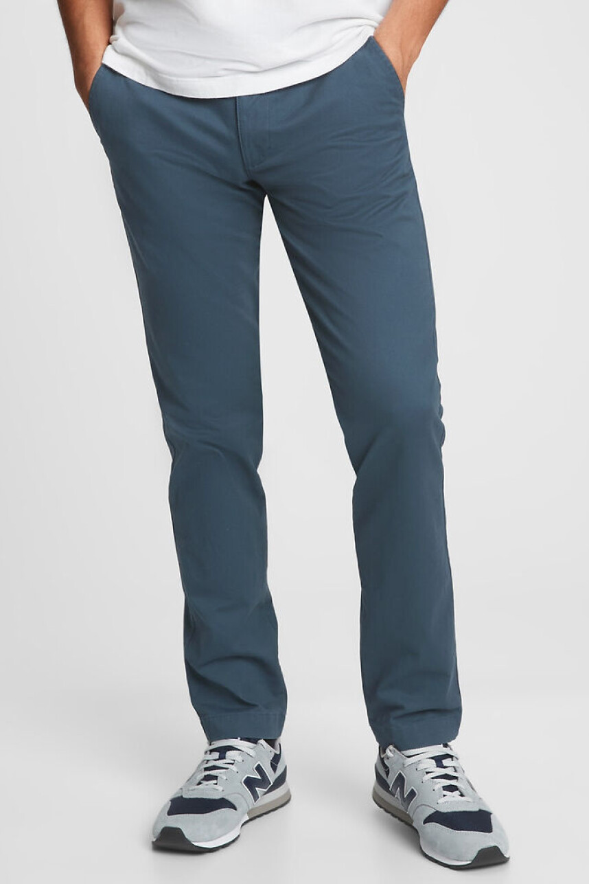 Pantalón Essential Khaki Slim Hombre Medium Indigo 25