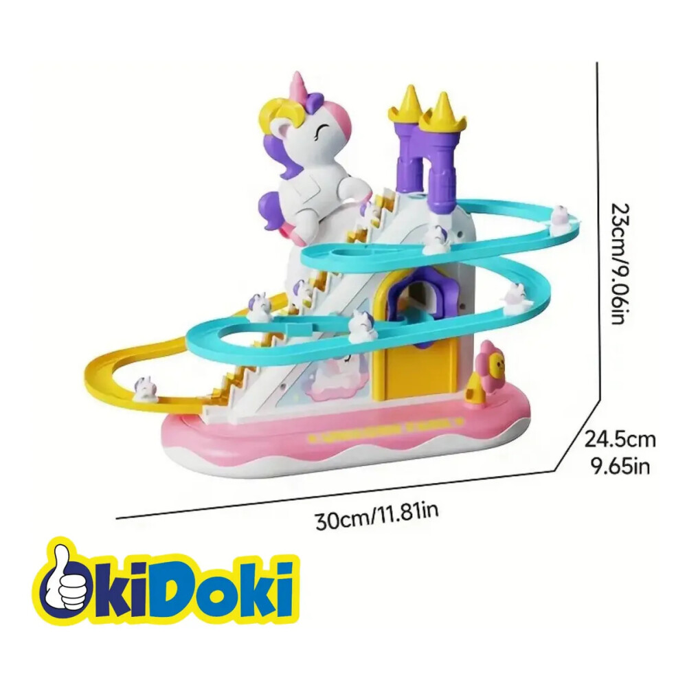 Pista de unicornios con luz y sonido Pista de unicornios con luz y sonido