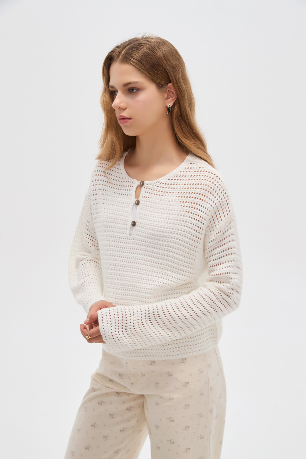 Sweater Ozara Marfil / Off White