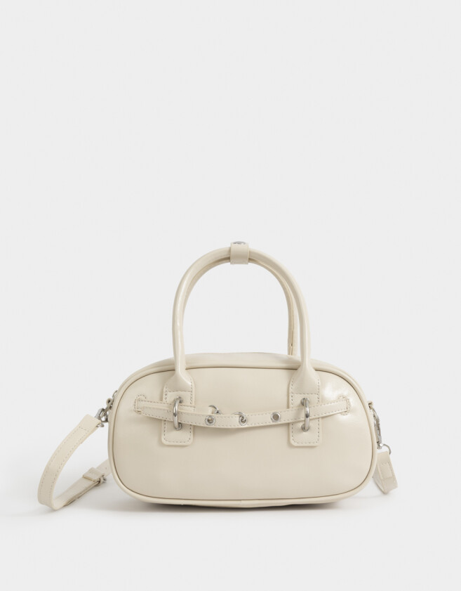 Bowling Cartera Bowling Crudo - Blanco Crudo