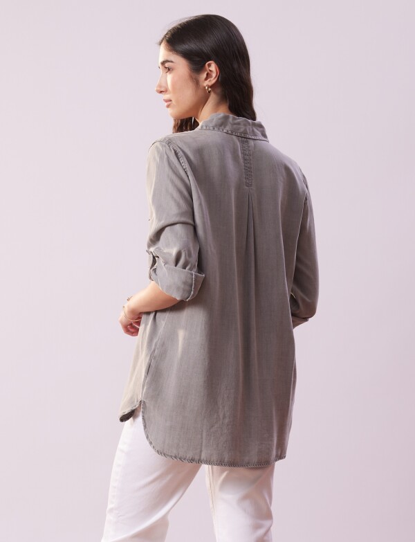 Camisa Tencel GRIS