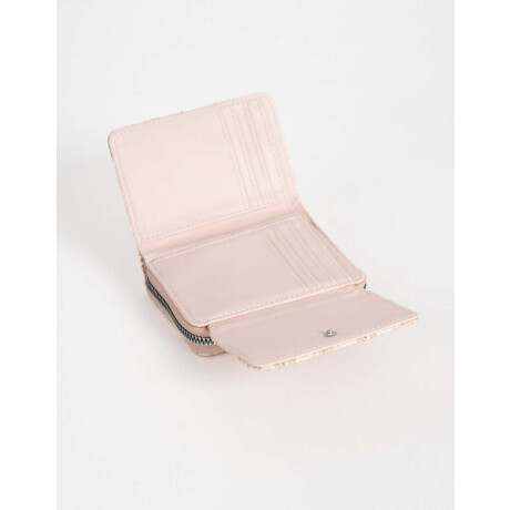 Billetera Cuerina Paisley Rosa Viejo