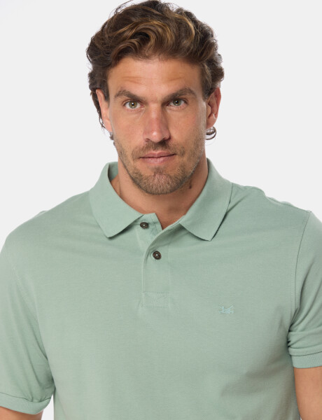 REMERA POLO PIQUE LISA Verde