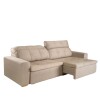 SOFA CHAISE - EXTENSIBLE Y RETRACTIL - TELA BEIGE SOFA CHAISE - EXTENSIBLE Y RETRACTIL - TELA BEIGE