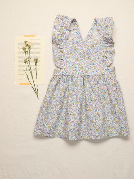 Vestido con estampado de flores lila Vestido con estampado de flores lila