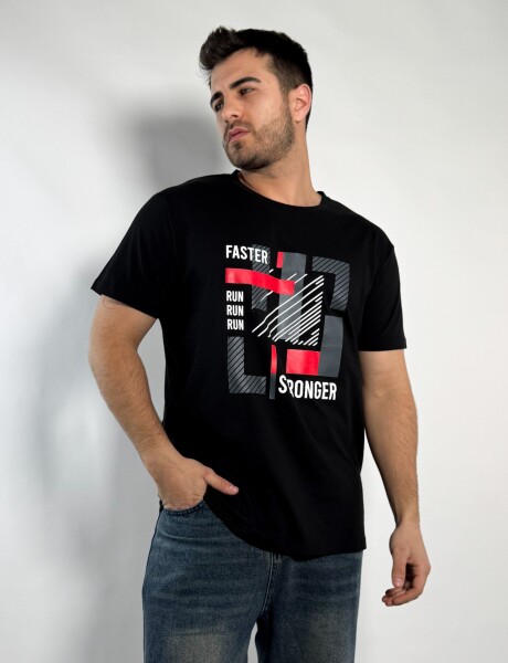 Remera de hombre Ale Negro