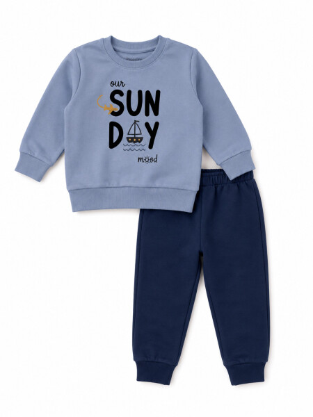 CONJUNTO CREW CELESTE