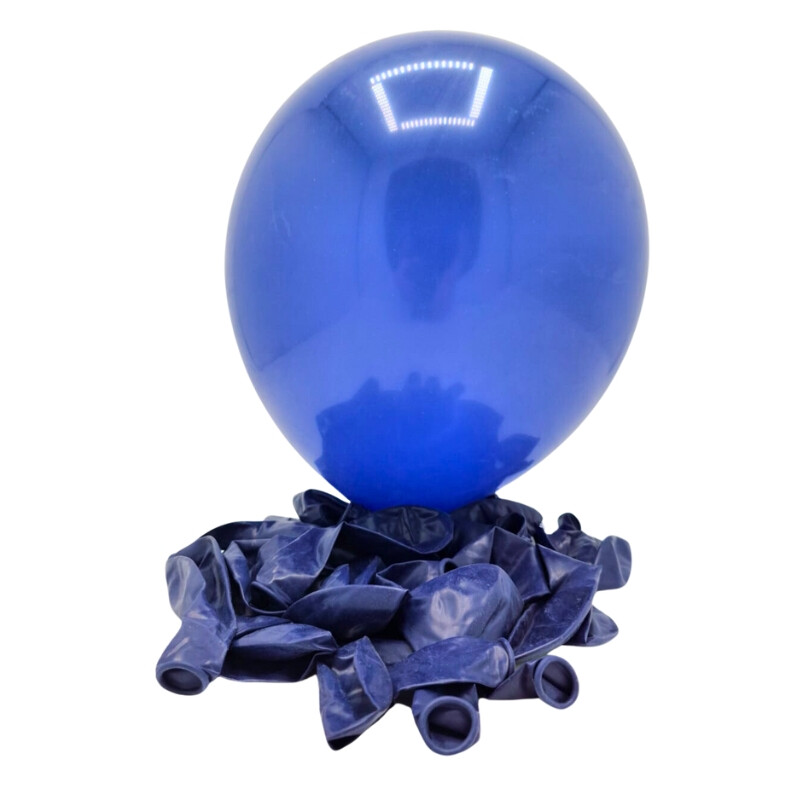 Globos Matte Tamaño R12 X25 Azul Oscuro Matte