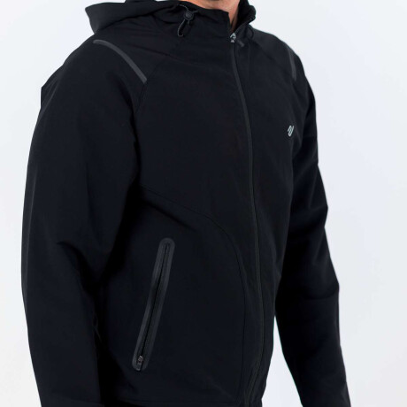Campera Cape de Hombre Negro