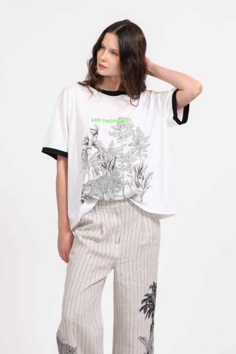 Remera Les Tropique White Remera Les Tropique White