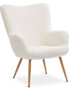 Sillón HUNDESTED 1 cuerpo tela felpa crudo Sillón HUNDESTED 1 cuerpo tela felpa crudo