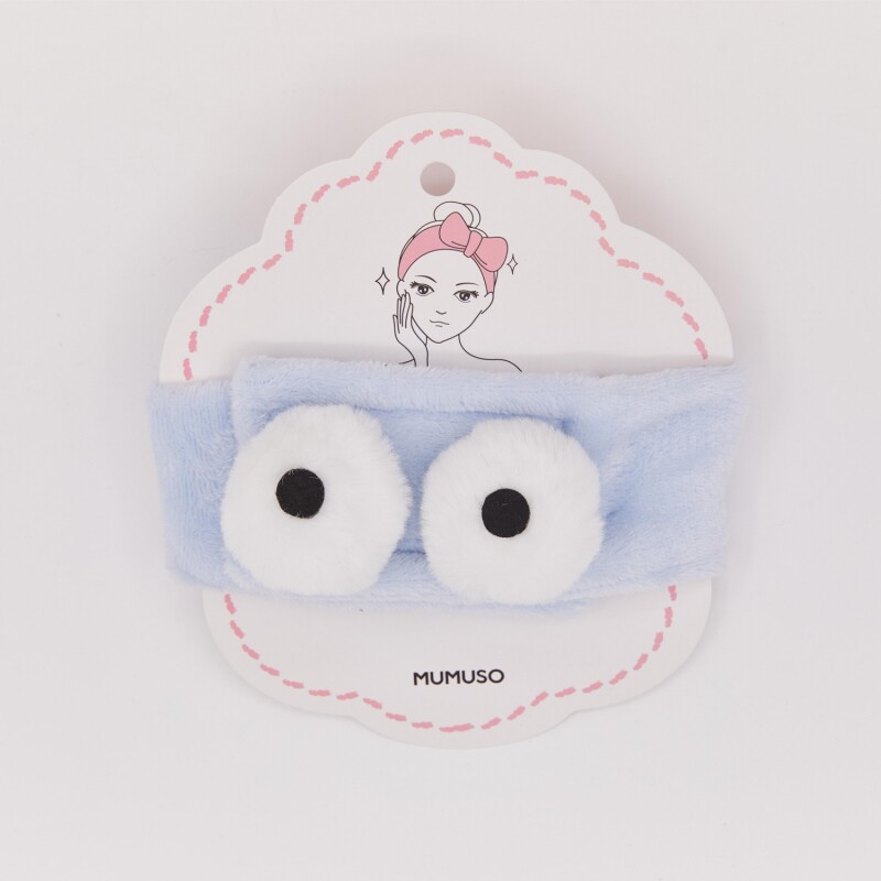 LINDA DIADEMA CON OJOS GRANDES Y VELCRO (AZUL) LINDA DIADEMA CON OJOS GRANDES Y VELCRO (AZUL)