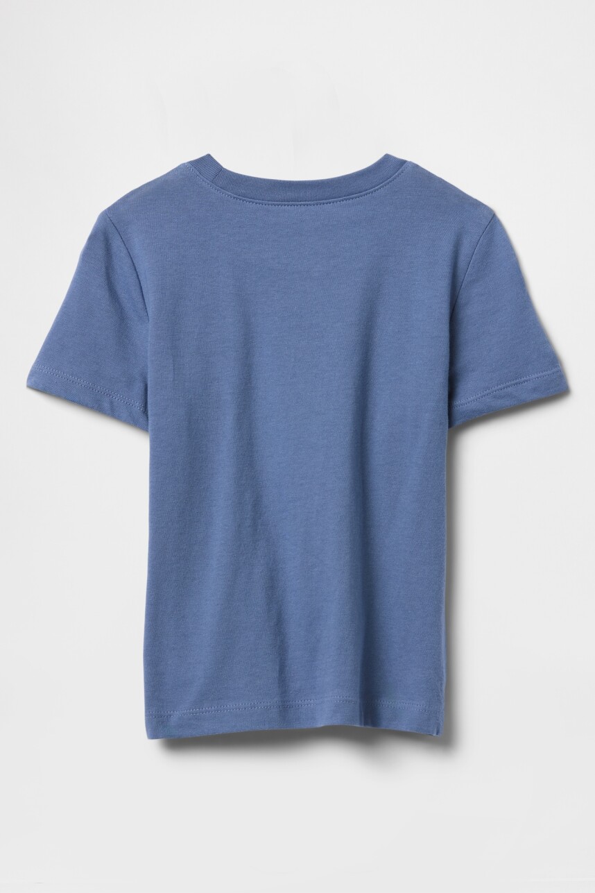 Remera Logo Gap Disney Toddler Niña Bijoue Blue
